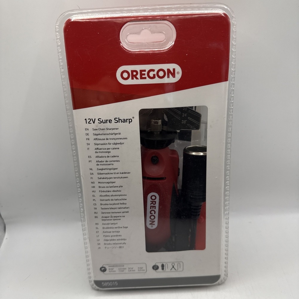 Oregon 12V Sure Sharp Electric Chainsaw Chain Sharpener 585015 NIB